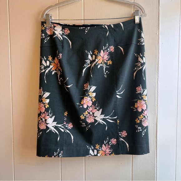 Lysse New York Mini Floral Spring Green Skirt Size XL - Picture 1 of 9
